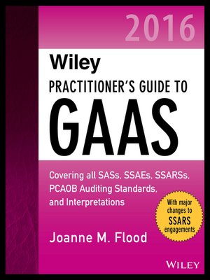 cover image of Wiley Practitioner's Guide to GAAS 2016